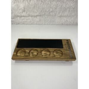 Tequila Herradura Tequila Tasting‎ Tray Shots Wood Bar Chalk Man Cave NEW